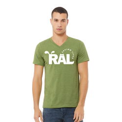 V-Neck Heather Green