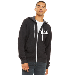 Full-Zip Sweatshirt - Heather Dark Grey