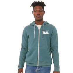 Full-Zip Sweatshirt - Heather Deep Teal