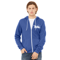 Full-Zip Sweatshirt - Heather True Royal