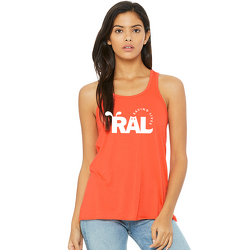 Women's Flowy Tank - Coral