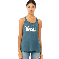 Women's Flowy Tank - Heather Deep Teal